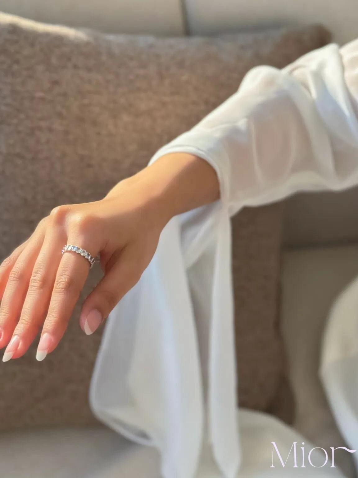 Elegant Silver Eternity Ring – Timeless Sterling Silver Ring