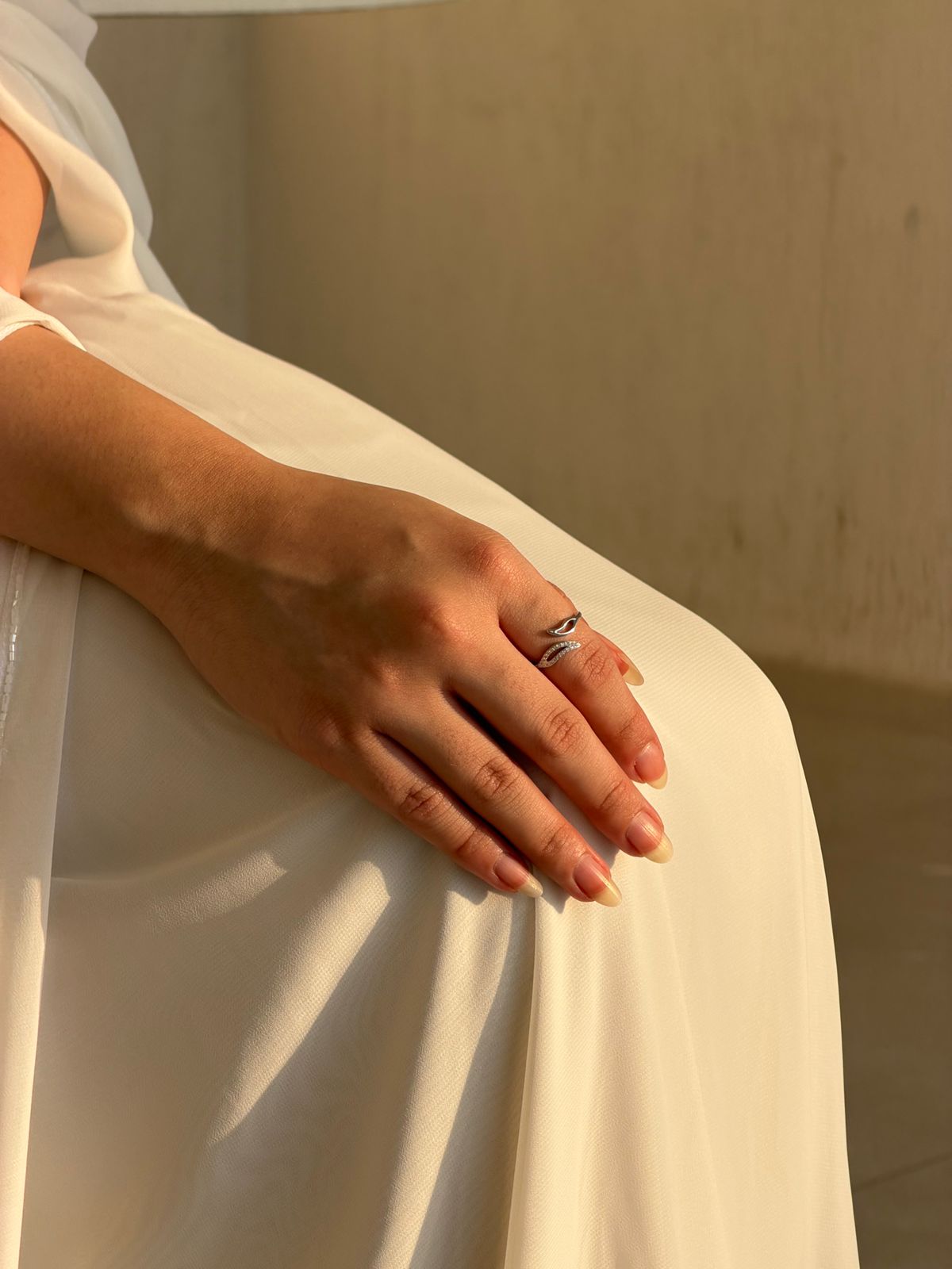 Nature Leaf Silver Ring
