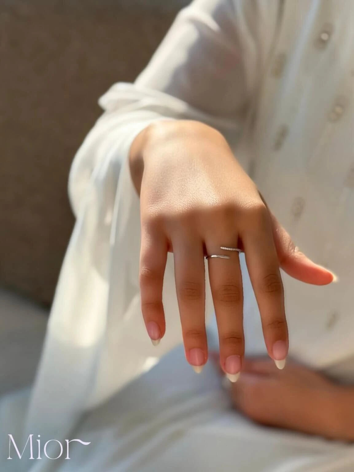 Silver Open Ring – Adjustable & Elegant Jewelry