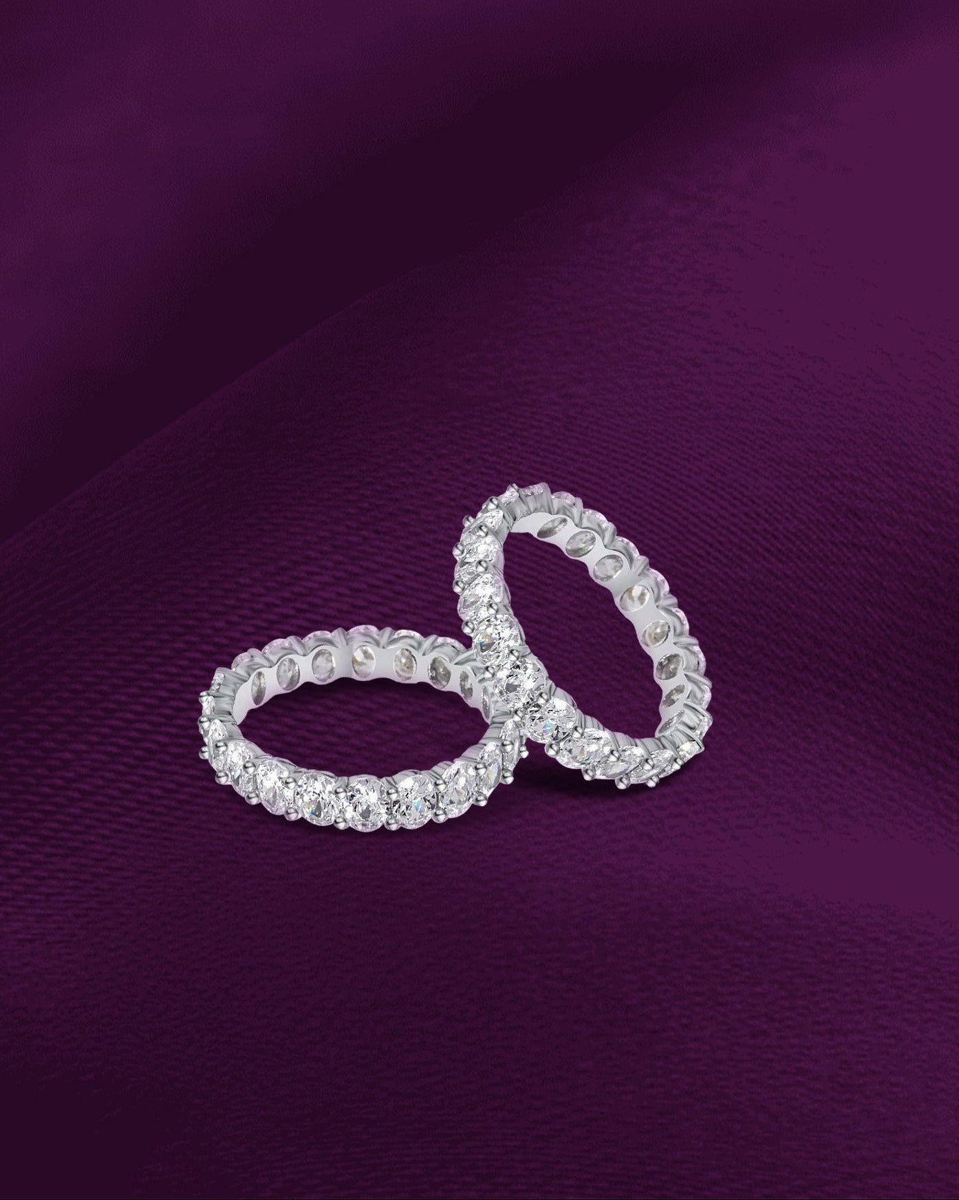 خاتم الأبدي الفضي الأنيق – قطعة خالدة لكل إمرأة